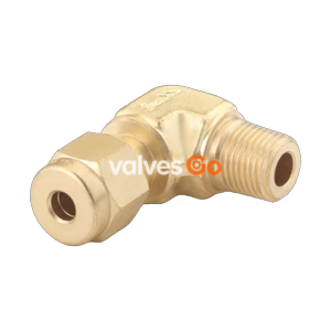 Swagelok B-3M0-2-2RT Brass Male Elbow Tube Fitting