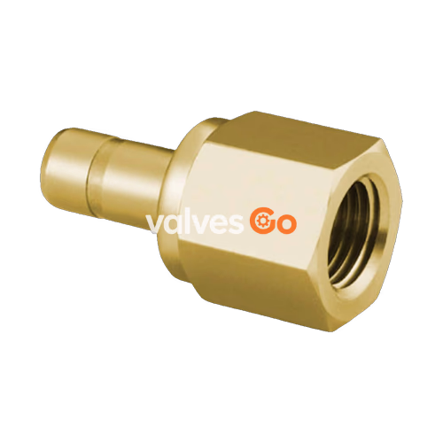 Swagelok B-4-TA-7-4 Brass Female Tube Adapter, 1/4 in. Tube OD x 1/4 in. Female NPT