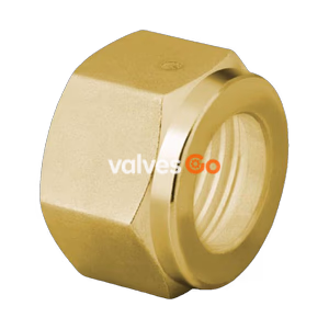 Swagelok B-4-VCO-4 Brass Female Nut for 1/4 in. VCO O-Ring Face Seal Fitting