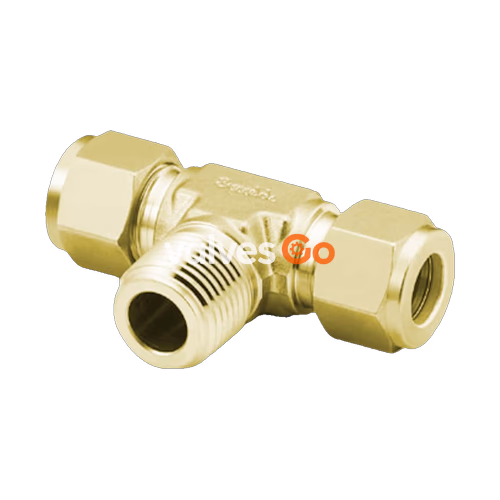 Swagelok B-400-3TTM Brass Tube Fitting, Male Branch Tee