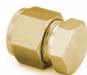 Swagelok B-600-C brass tube cap fitting
