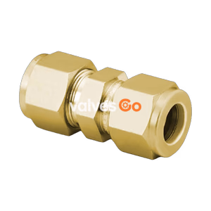 Swagelok B-810-6 Brass Tube Fitting Union, 1/2 in. Tube OD
