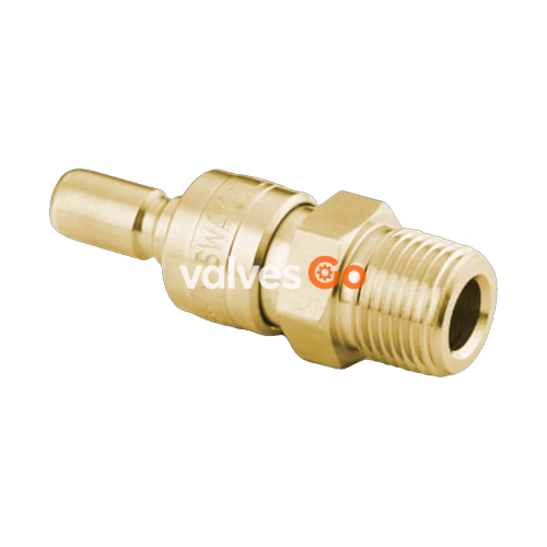 B-QC4-S-4PM Brass Instrumentation Quick Connect Stem, 1/4 in. Male NPT