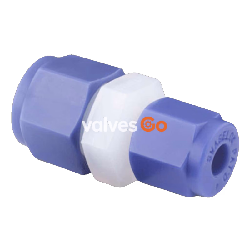 世伟洛克 Swagelok PFA-620-6-4 PFA 卡套管接头,变径联合接头,3/8 in. x 1/4 in.