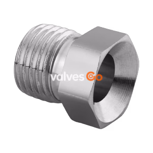 Swagelok SS-10-VCR-4 316 Stainless Steel VCR Face Seal Fitting, 5/8 in. Male Nut