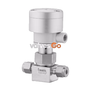 Swagelok SS-10BK-MM-1C Stainless Steel Bellows Sealed Valve, Pneumatic Actuator