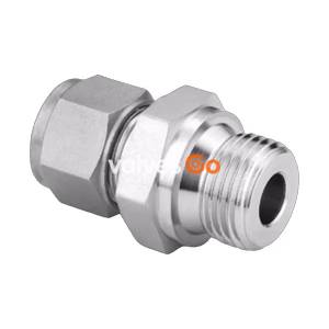 Swagelok SS-10M0-1-8RS Stainless Steel Tube Fitting, Male Connector, 10 mm x 1/2 in. ISO Parallel Thread
