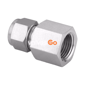 Swagelok SS-12M0-7-0007 Stainless Steel Tube Fitting, Female Connector, 12 mm x 3/4 in.