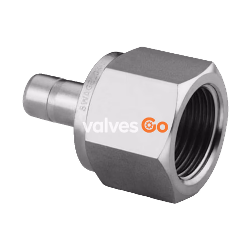 Swagelok SS-16-MTA-7-8RG Stainless Steel Female Tube Adapter, 16 mm x 1/2 in. ISO Parallel