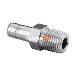 Swagelok SS-16-TA-1-8 Stainless Steel Male Tube Adapter, 1 in. Tube OD x 1/2 in. Male NPT