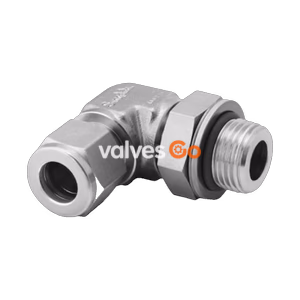 Swagelok SS-1610-2-16PR Tube Fitting, Positionable Male Elbow, 316 Stainless Steel