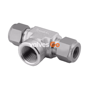 Swagelok SS-1610-3TTF Stainless Steel Female Branch Tee Tube Fitting