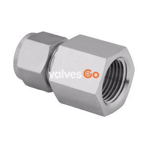 Swagelok SS-1610-7-8 Stainless Steel Tube Fitting, Female Connector, 1 in. Tube OD x 1/2 in. Female NPT