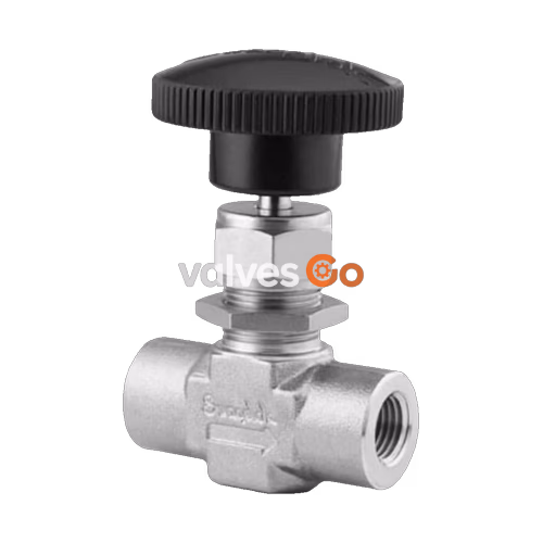 Swagelok SS-1RF4RT Stainless Steel Integral Bonnet Needle Valve, 0.73 Cv, 1/4 in. Female ISO Tapered