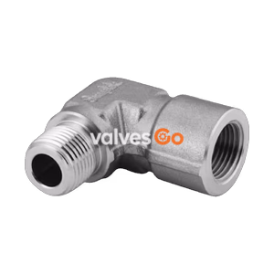Swagelok SS-2-SE Stainless Steel Street Elbow, 1/8 in. Female NPT x 1/8 in. Male NPT