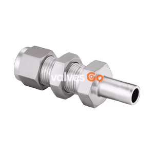 Swagelok SS-200-R1-2 Stainless Steel Bulkhead Reducer, 1/8 in.