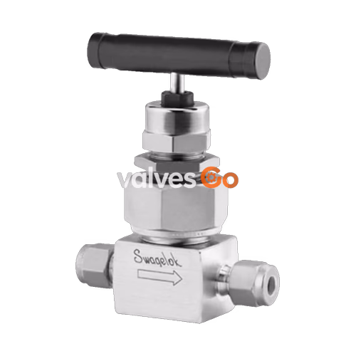 Swagelok SS-3HNRS4 Severe Service High Pressure Union Bonnet Needle Valve, 0.35 Cv, 1/4 in. Swagelok Tube Fitting