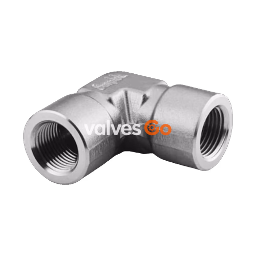世伟洛克 Swagelok SS-4-E 不锈钢公称管接头,90°弯头,1/4 in. 内螺纹 NPT