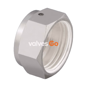 Swagelok SS-4-VCO-4-BL 316 Stainless Steel Blind Female Nut for 1/8 in. and 1/4 in. VCO O-Ring Face Seal Fitting