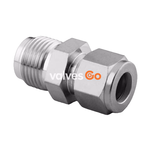 世伟洛克 Swagelok SS-4-VCR-6-600 316不锈钢VCR面密封至卡套管接头连接本体, 1/4 in. x 3/8 in.