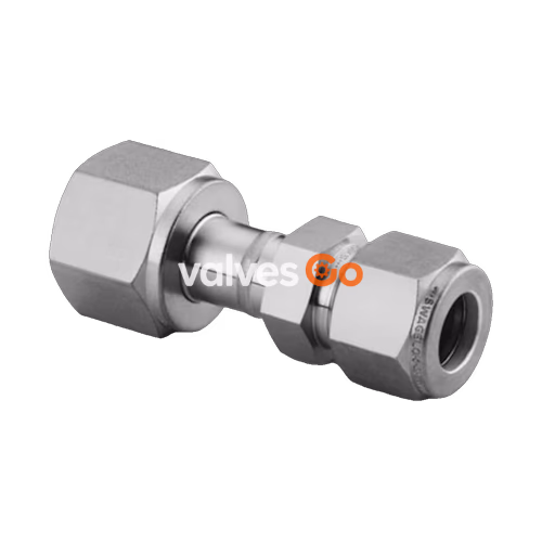 世伟洛克 Swagelok SS-4-WVCR-6-600 焊接 VCR 面密封接头,1/4 in. WVCR x 3/8 in. 卡套管接头