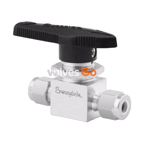 Swagelok SS-42GS4-12457 1-Piece 40G Series Ball Valve, 0.6 Cv, 1/4 in. Swagelok Tube Fitting