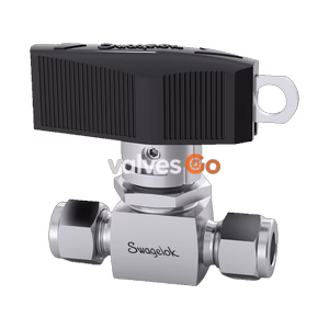 Swagelok SS-43GS6-LL Stainless Steel 1-Piece 40G Series 2-Way Ball Valve