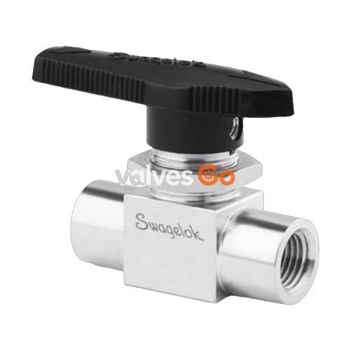 世伟洛克 Swagelok SS-44F6 不锈钢 1 件式 40 系列球阀,2.6 Cv,3/8 in. FNPT