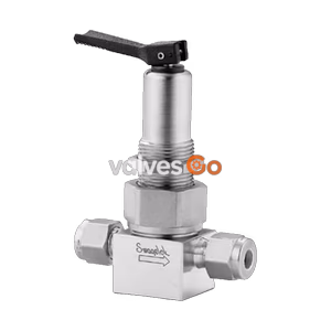 Swagelok SS-4BKT Stainless Steel Bellows Sealed Valve, 1/4 in. Swagelok Tube Fitting