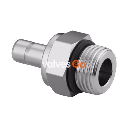 Swagelok SS-6-TA-1-8ST Stainless Steel Male Tube Adapter, 3/8 in. Tube OD x 3/4-16 Male SAE/MS Straight Thread