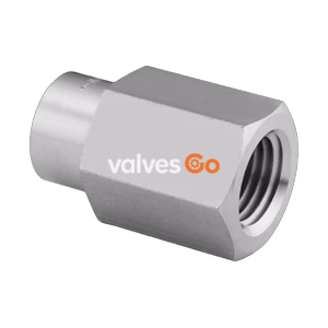 Swagelok SS-6-TSW-7-4 Tube Socket Weld Female Connector, 316 Stainless Steel