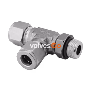Swagelok SS-600-3TST Positionable Male Run Tee, Stainless Steel Tube Fitting