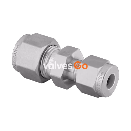 Swagelok SS-600-6-1 Reducing Union, 3/8 in. x 1/16 in. Swagelok Tube Fitting