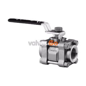 Swagelok SS-62EF4 Stainless Steel 3-Piece 60 Series Ball Valve, 1/4 in. FNPT