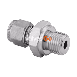 Swagelok SS-6M0-1-8RP Tube Fitting Male Connector, 6 mm OD x 1/2 in. ISO Parallel