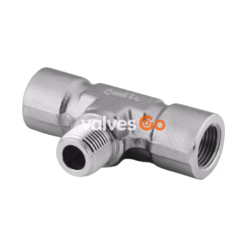 Swagelok SS-8-BT Stainless Steel Pipe Fitting, Branch Tee, 1/2 in. Female NPT x 1/2 in. Female NPT x 1/2 in. Male NPT