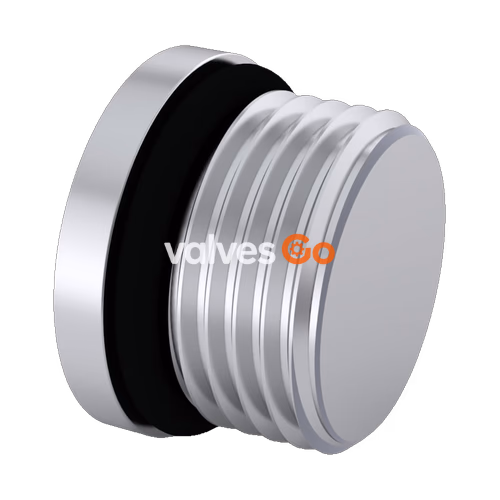 Swagelok SS-8-HPST Hollow Hex Plug, 3/4-16 Male SAE/MS Straight Thread
