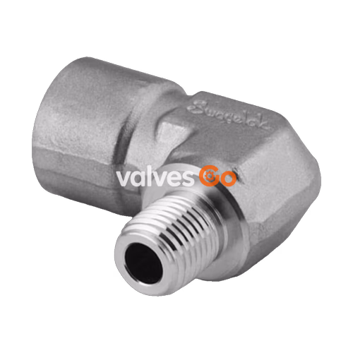 Swagelok SS-8-RSE-4 Reducing Street Elbow, 1/2 in. Female NPT x 1/4 in. Male NPT