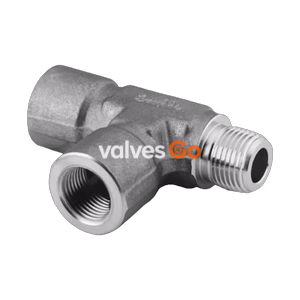 Swagelok SS-8-ST Stainless Steel Street Tee Pipe Fitting, 1/2 in. NPT