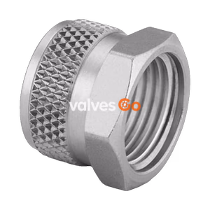 Swagelok SS-812-1K 316 Stainless Steel Knurled Nut, 1/2 in.