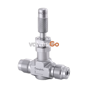 Swagelok SS-SVR4 Stainless Steel Low Flow Metering Valve, 1/4 in. Male VCR