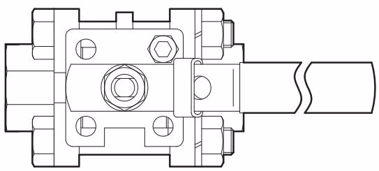 TLV BV1 handle lock feature for sizes 1/2 inch to 2 inch