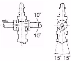 TLV COS-21 steam pressure reducing valve spacer installation on outlet flange