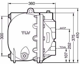 TLV GT14L размеры и соединения
