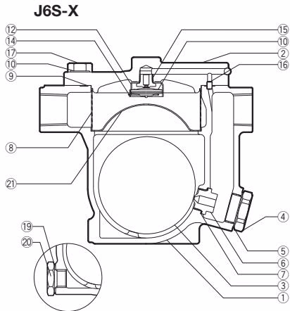 ТЛВ (TLV) J3S-X Схема конструкции 2