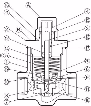 TLV LEX3N-TZ configuration and parts breakdown