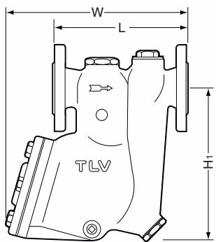 ТЛВ TLV SJ6FNX / SJ6FVX TLV SJ6FNX размеры