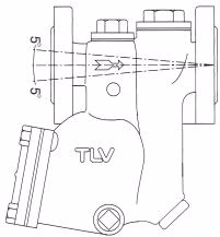 TLV SJ7FNB / SJ7FVB TLV SJ7FNB 水平安装