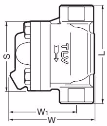 TLV SS1VG-R TLV SS1VG-R 螺纹外形尺寸