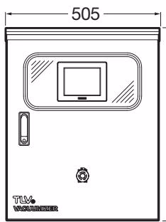 TLV VM3HPN outdoor type dimensions